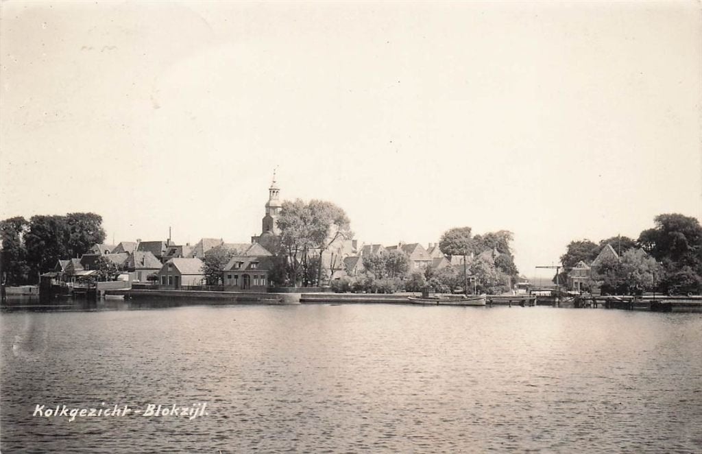 703-148-009 Kolkgezicht Blokzijl, Verzenden, Voor 1920, Overijssel