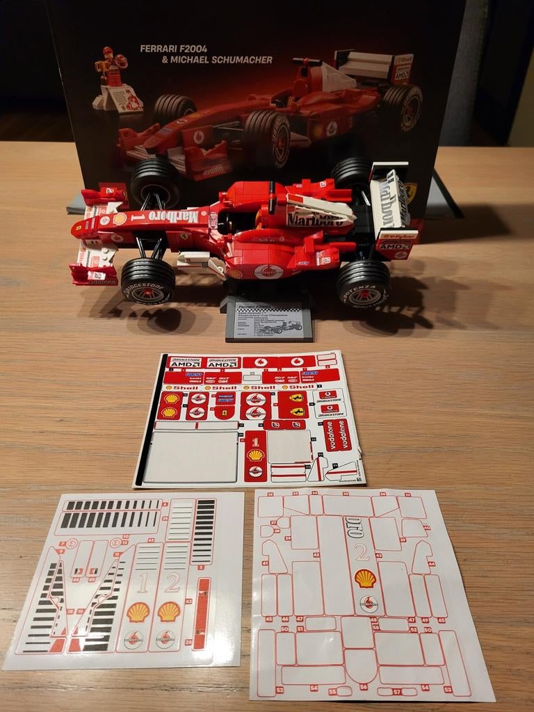 🏎💨💨 Stickerset voor Lego 11375 Ferrari F2004 🏎💨💨, Ophalen of Verzenden, Nieuw, Accessoire