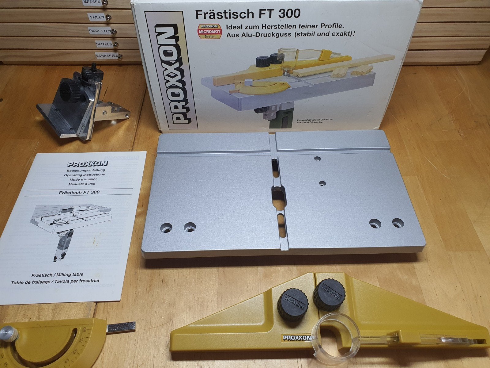PROXXON Freestafel FT 300, Verzenden, Gebruikt, Groter dan 1:32