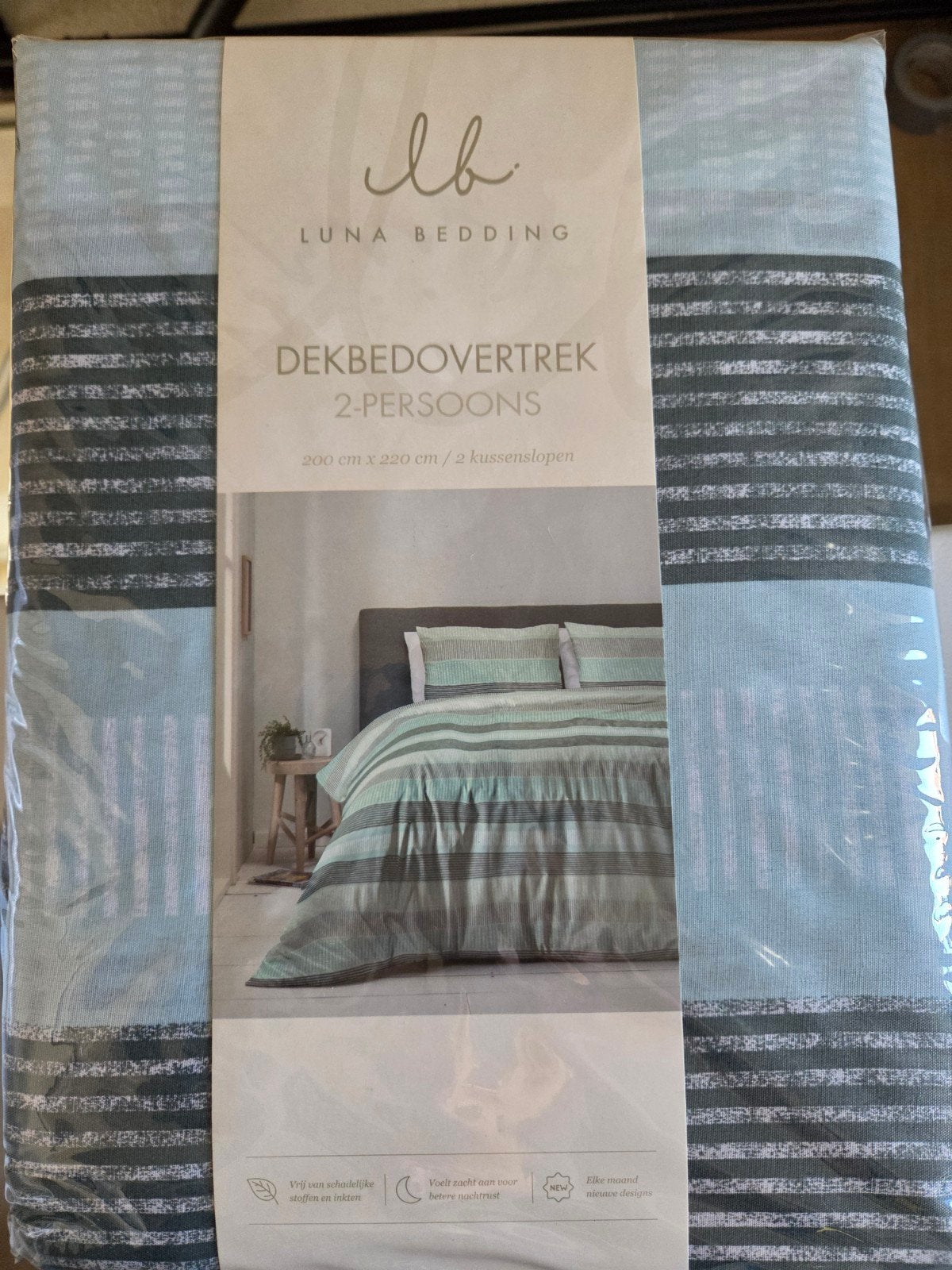 2 persoons dekbedovertrek, Huis en Inrichting, Ophalen of Verzenden, Nieuw, Tweepersoons, Dekbedovertrek
