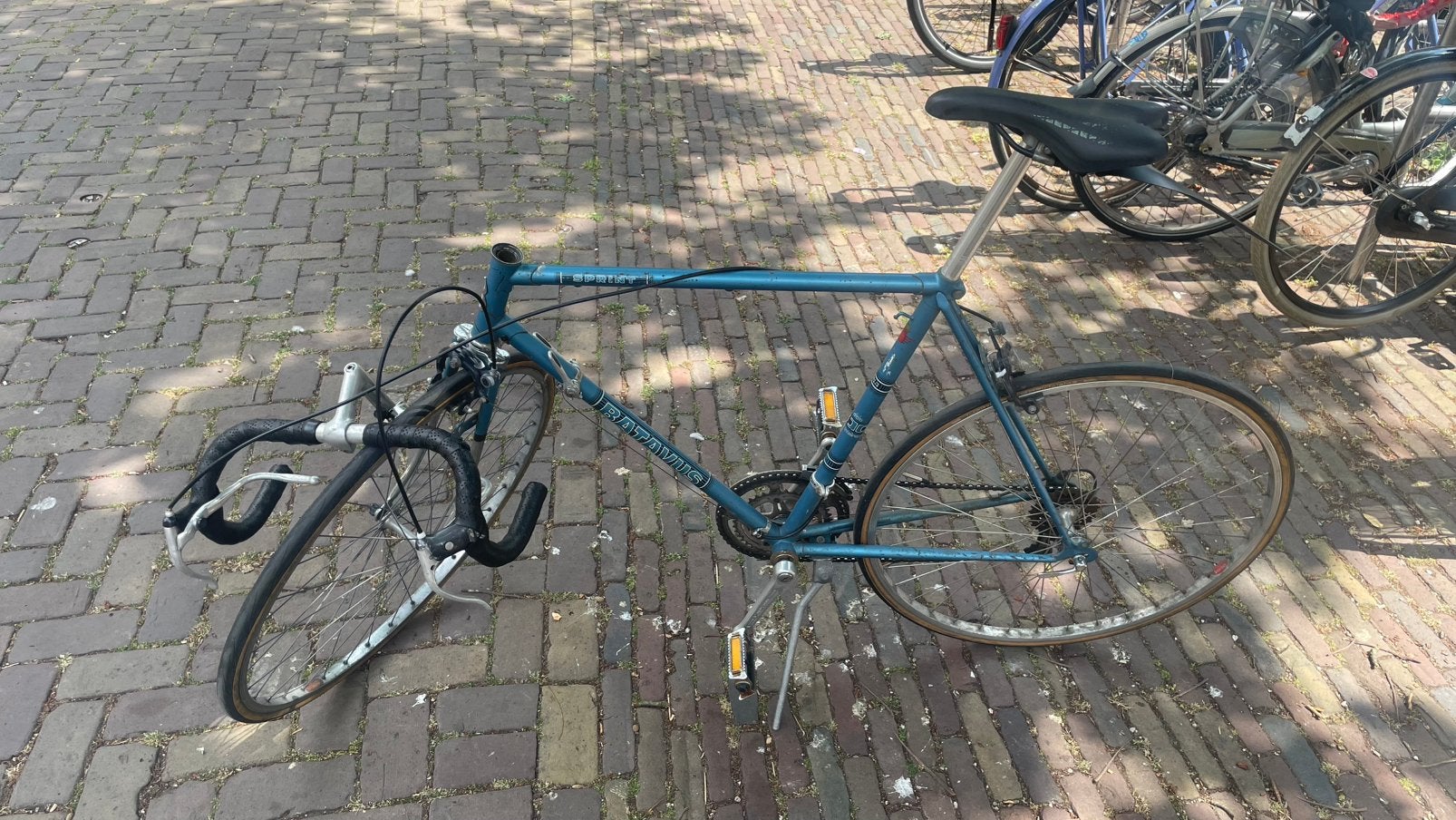 Defecte Batavis Sprinter, Ophalen, 28 inch, Gebruikt, 10 tot 15 versnellingen