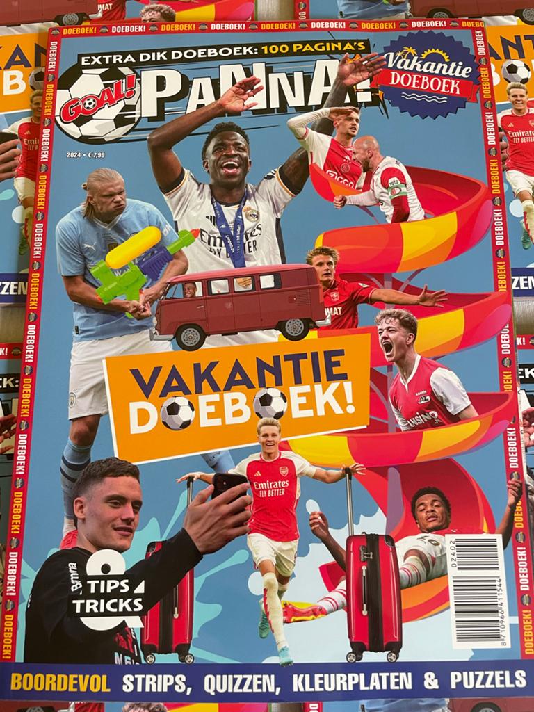 Goal! Panna Vakantie Doeboek extra dik (2024), Ophalen of Verzenden, Nieuw, Sport en Vrije tijd