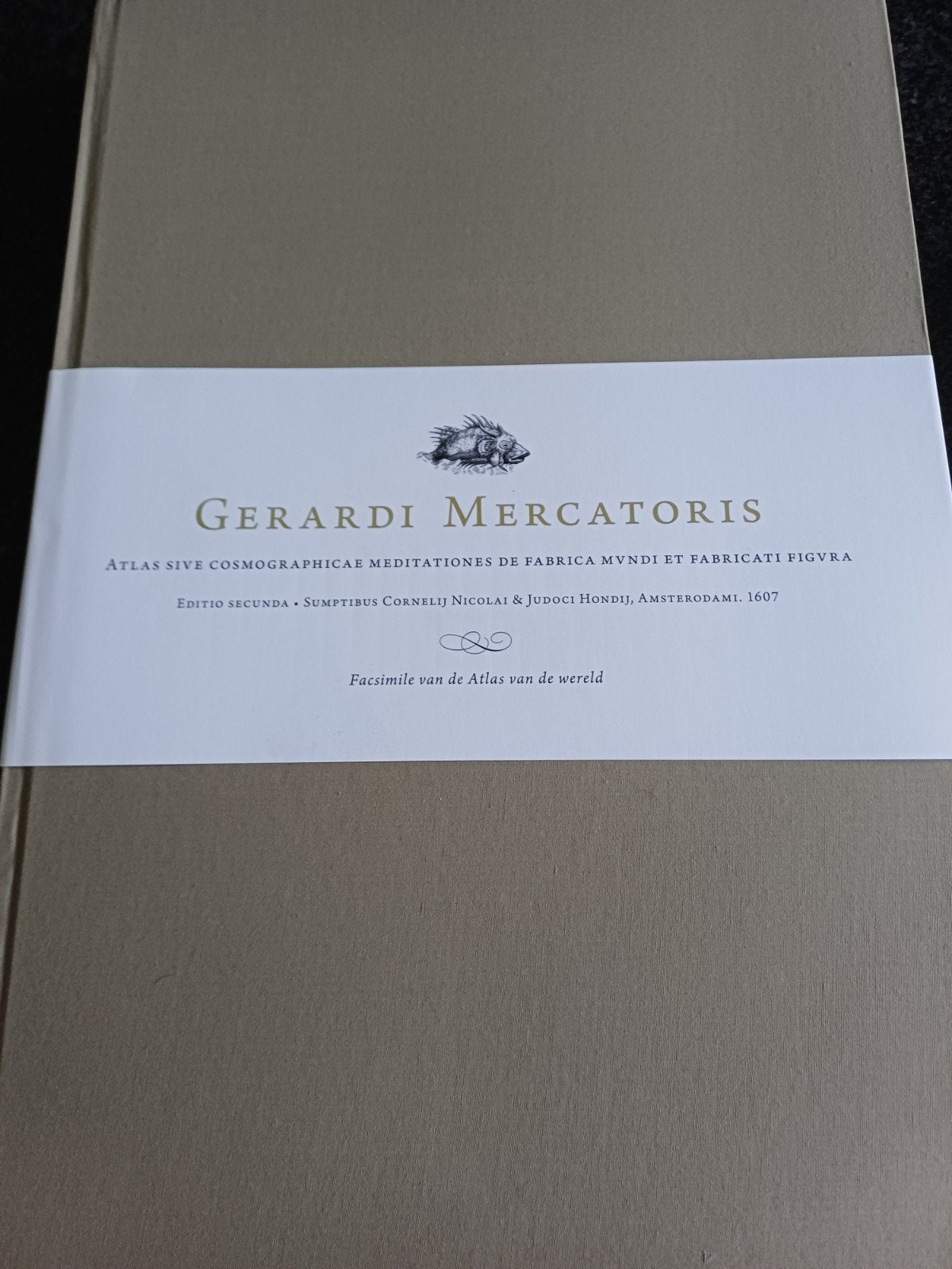 Facsimile van de Atlas van de wereld, Overige atlassen, Gerard van Mercator, Ophalen of Verzenden, Zo goed als nieuw