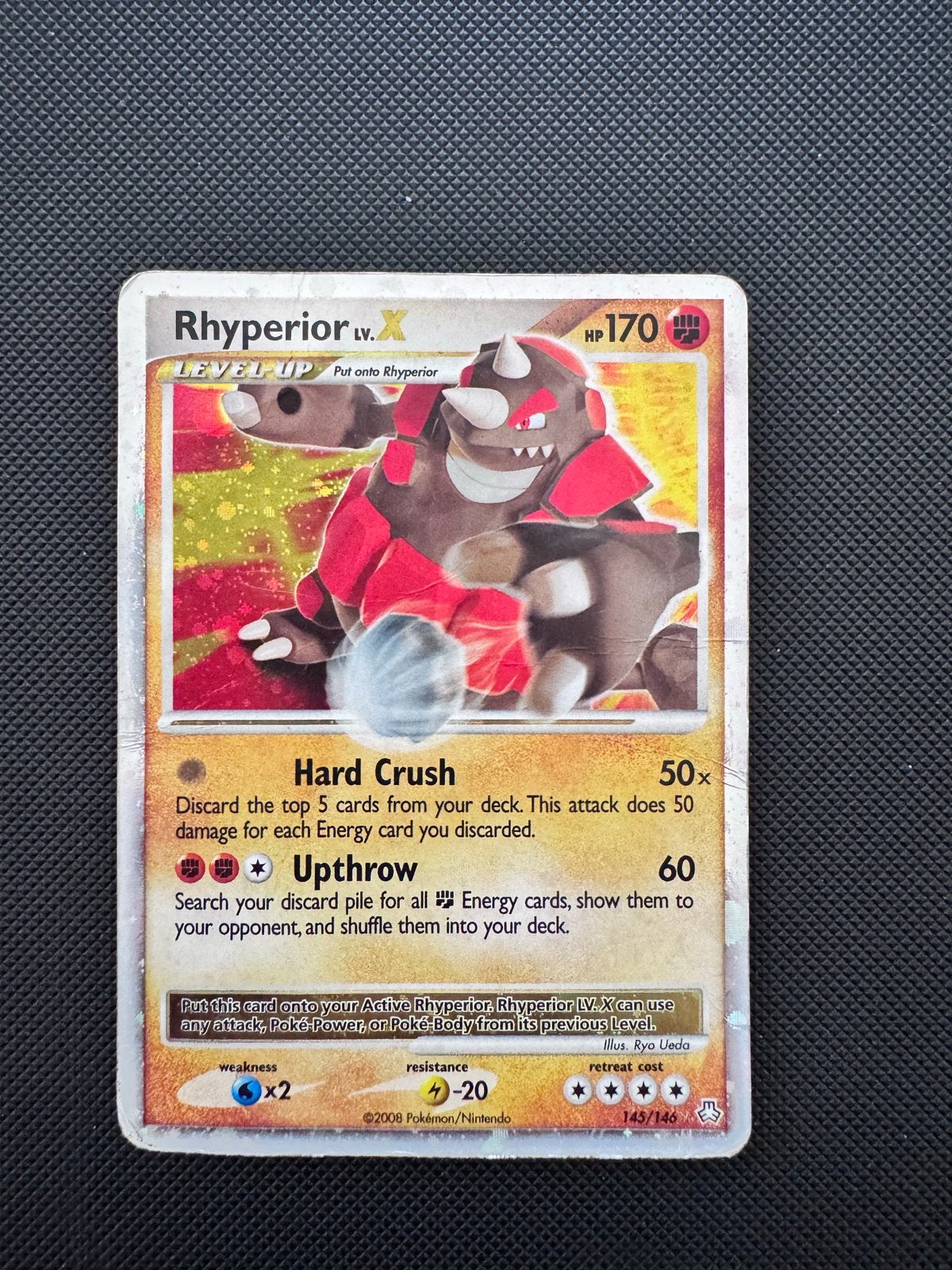 Rhyperior LV.X - Legens Awakened 143/146 - Holo, Ophalen of Verzenden, Gebruikt, Losse kaart
