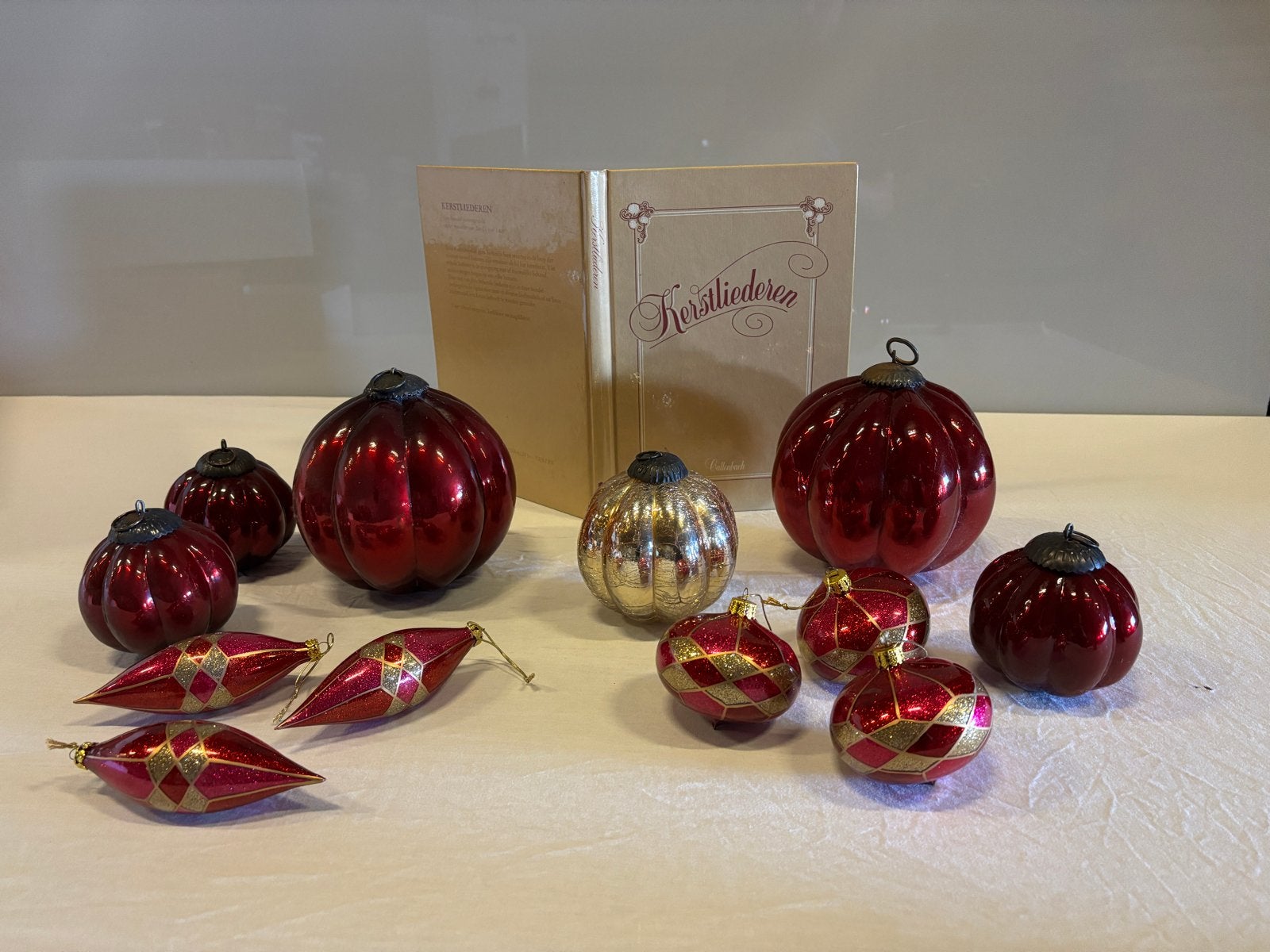 Oude zware kerstballen / Kugel-stijl – bijzonder, Ophalen of Verzenden, Nvt, Nvt, Nvt