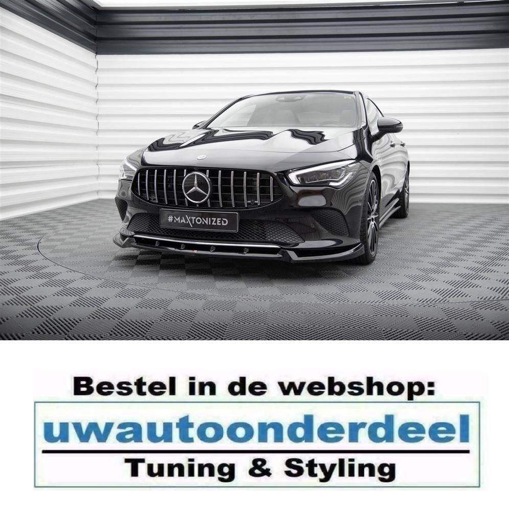 Maxton Design Spoiler Splitter Lip Mercedes CLA C118, Auto diversen, Tuning en Styling, Verzenden