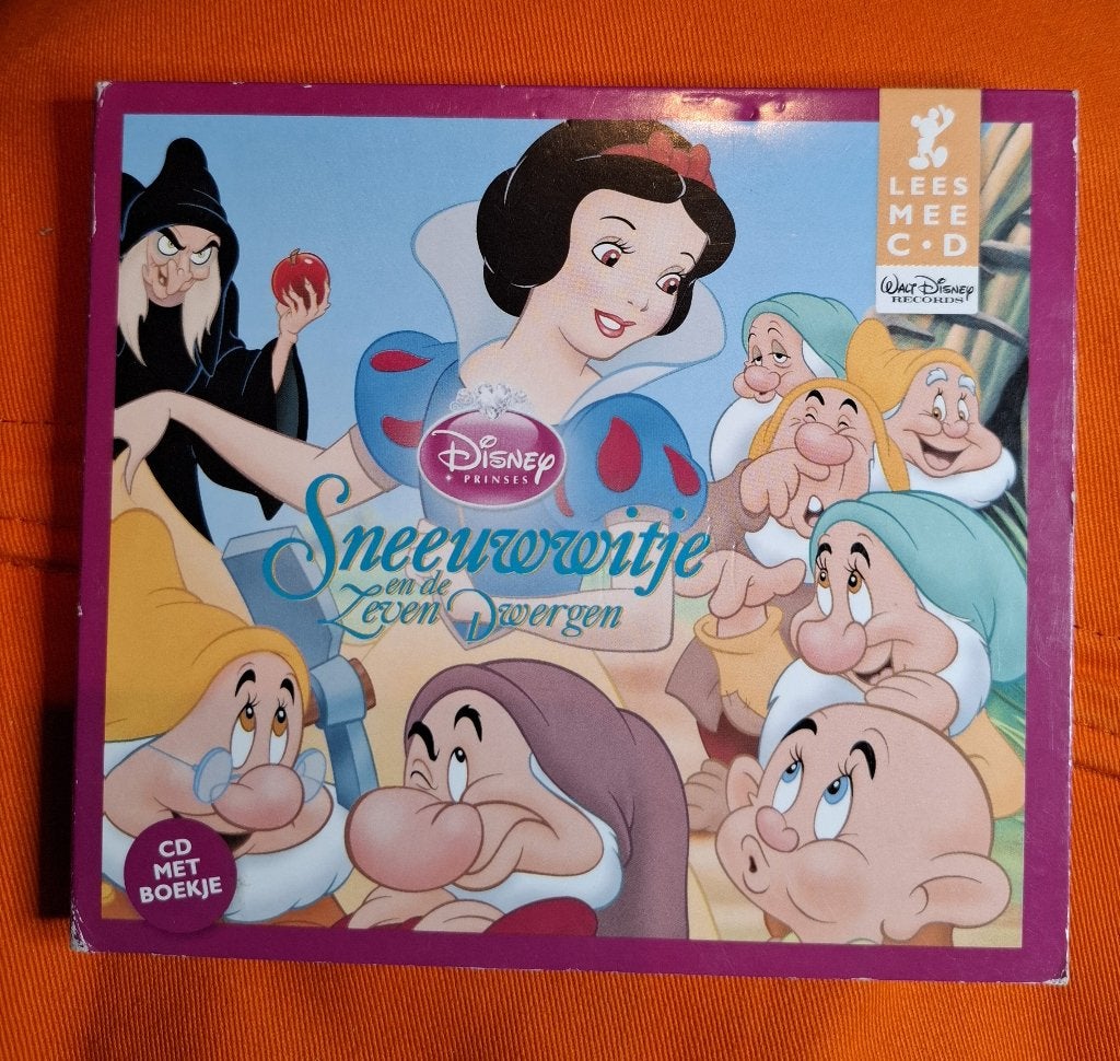 Sneeuwwitje en de Zeven Dwergen Lees Mee CD - Krasvrij, Boeken, Kind, Cd, Walt Disney, Ophalen of Verzenden