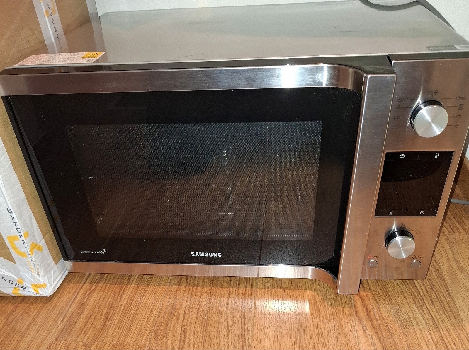 Samsung Combimagnetron 45L, Ophalen, Combimagnetron, Gebruikt, Draaiplateau