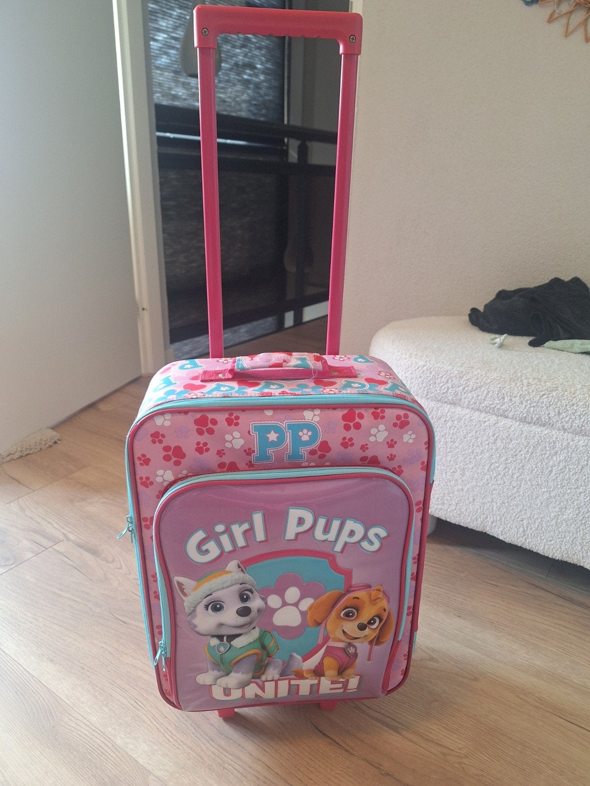 Paw Patrol Girl Pups Koffer - Uitschuifbare Handgree, Ophalen of Verzenden