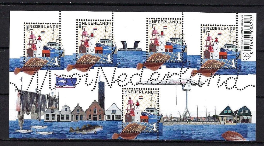 NVPH Blok 3388 (Vissersplaats Urk) Postfris, Ophalen of Verzenden, Na 1940, Postfris