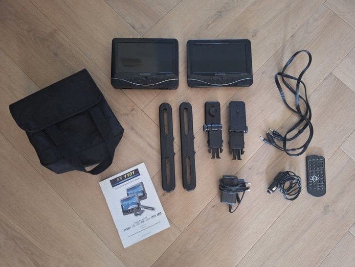 Autovision AV 1101 Portable DVD duo set, Ophalen of Verzenden, Overige merken
