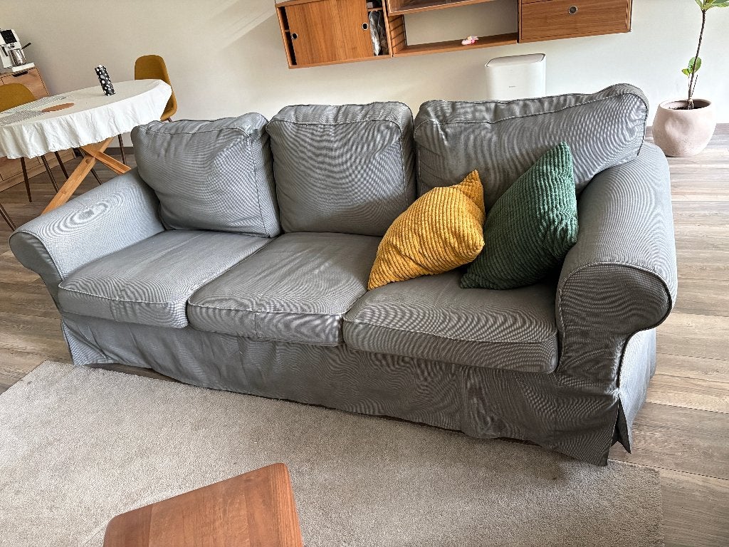 Free 3-Seater IKEA Ektorp Sofa, Ophalen, Gebruikt, Driepersoons, 75 tot 100 cm