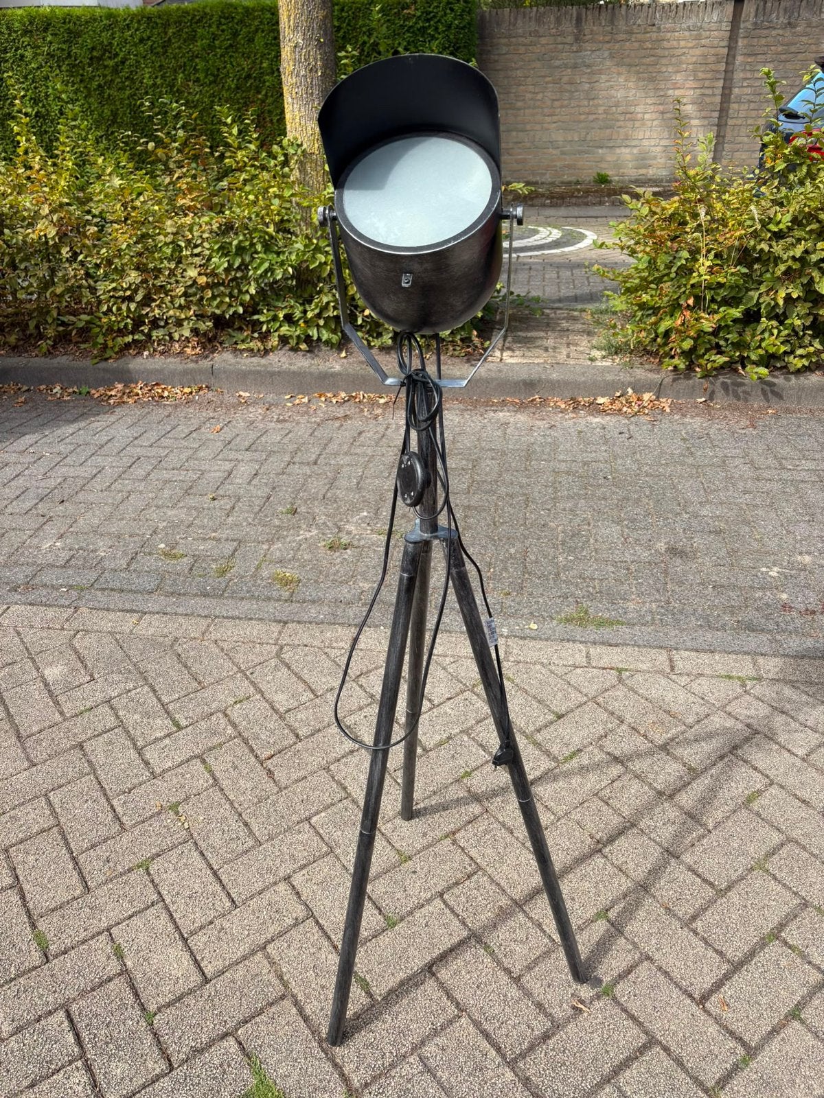 Vintage theaterlamp / studiolamp op statief, Ophalen