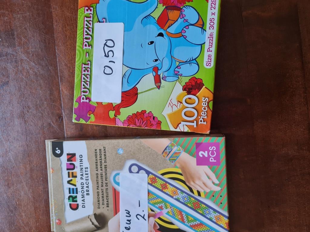 Nieuw diamand paiting armband en een puzzel, Ophalen of Verzenden, Nieuw