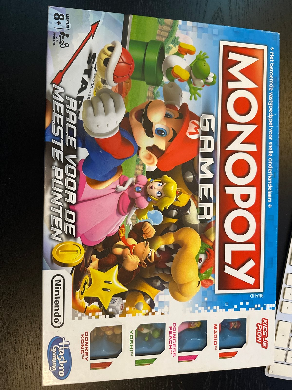 Monopoly Gamer: Mario Kart Editie - Zo goed als nieuw, Hobby en Vrije tijd, Drie of vier spelers, Ophalen, Zo goed als nieuw