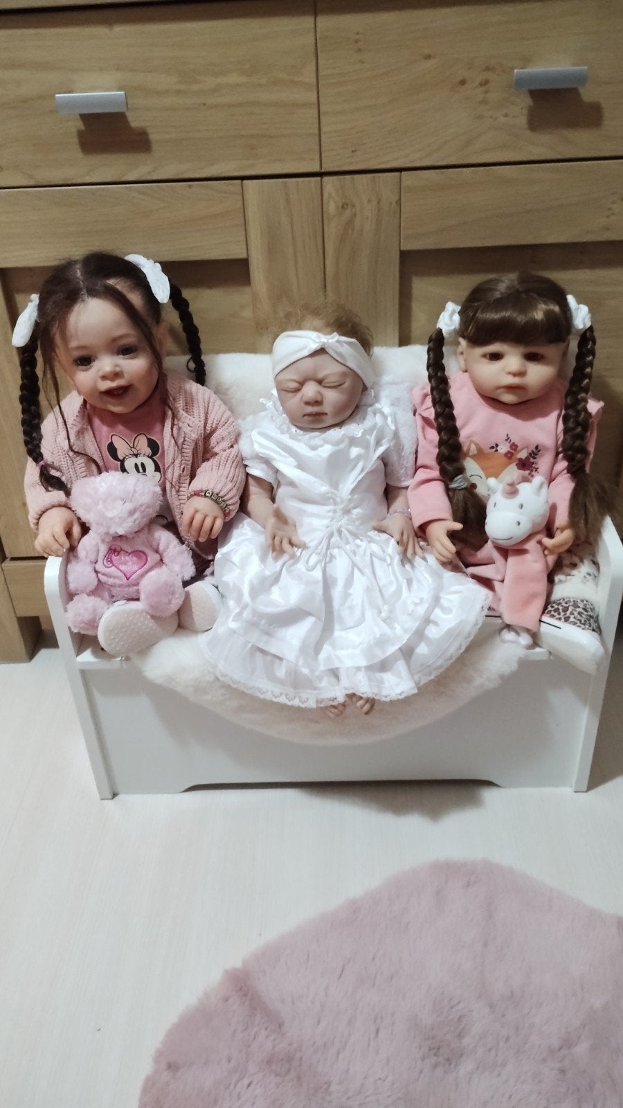 3 Reborn poppen,, Ophalen of Verzenden