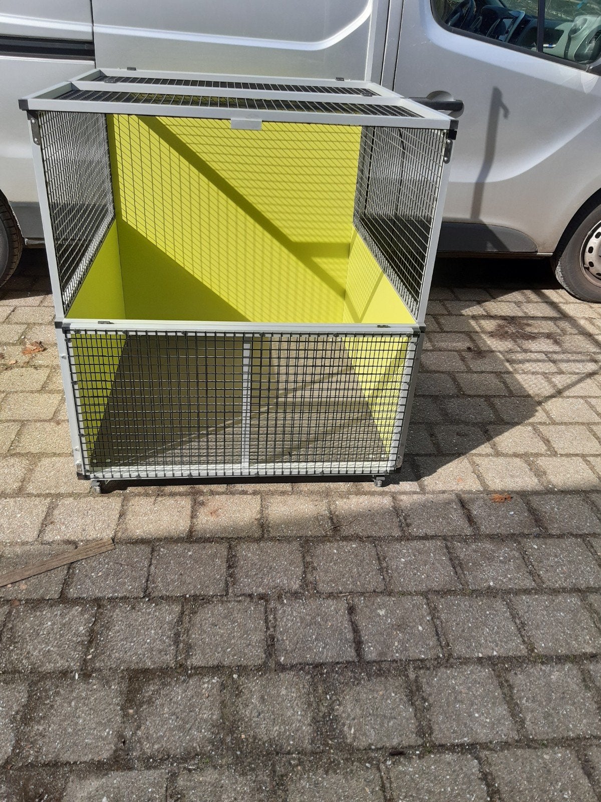 Prachtige nieuwe honden of katten kooi, Ophalen, Nieuw, Aluminium, Volière