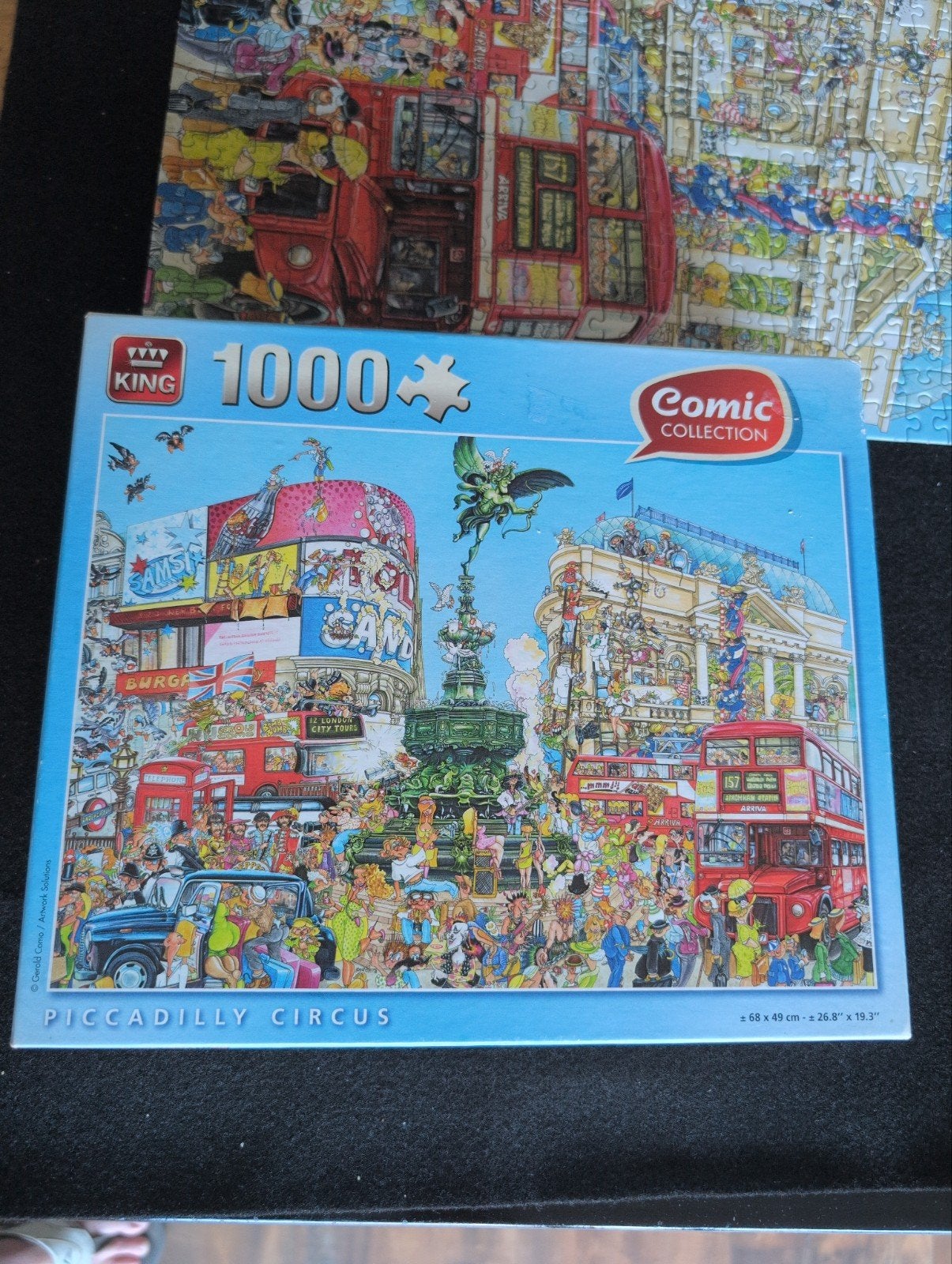 Legpuzzel 1000 stukjes Piccadilly Circus, Ophalen of Verzenden, 500 t/m 1500 stukjes, Gebruikt, Legpuzzel
