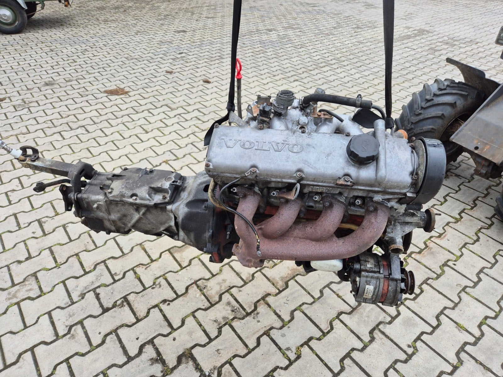 Volvo 240/244/245 motorblok met m47 bak, Ophalen, Volvo