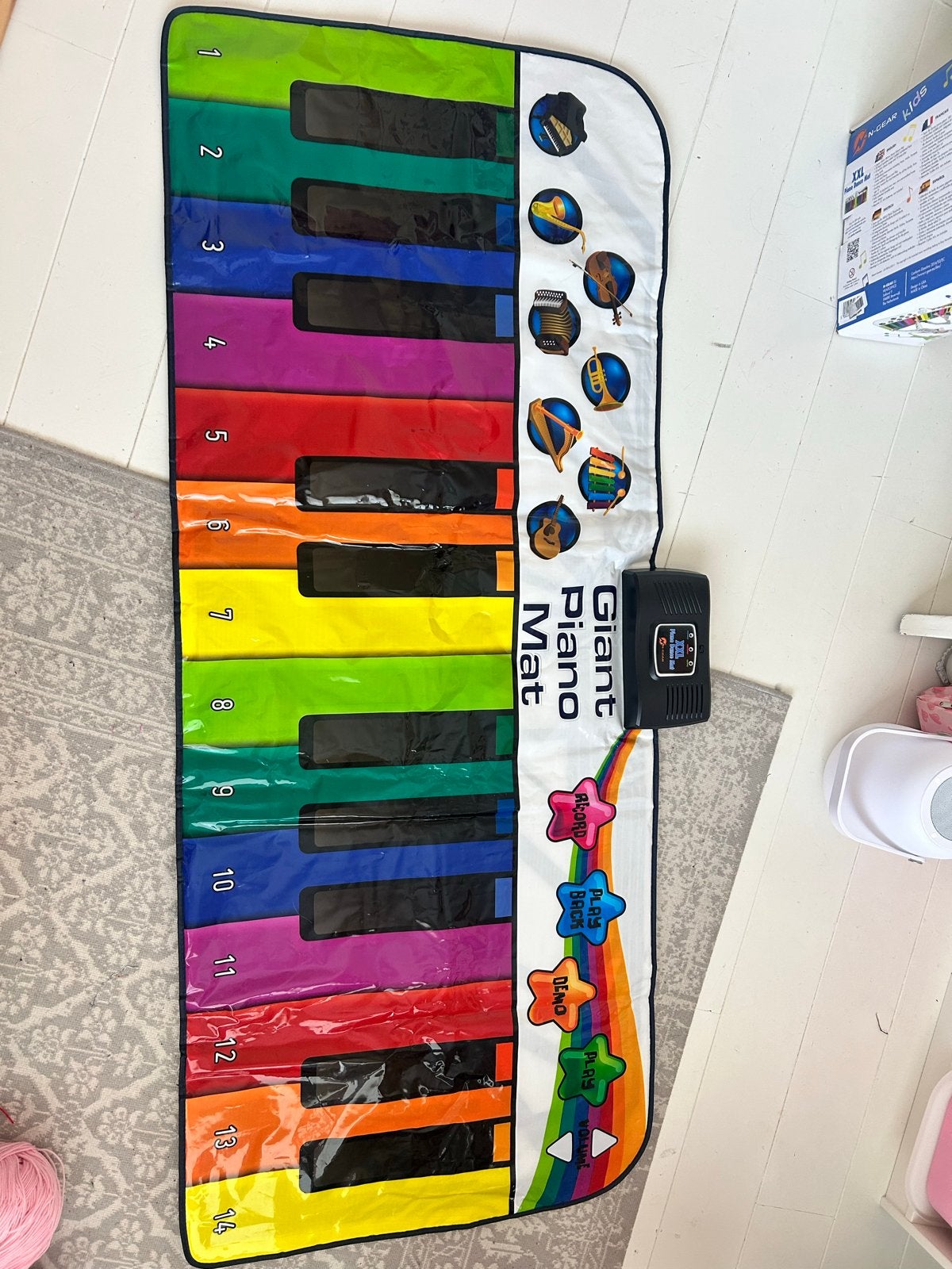 N-GEAR XXL Piano Dance Mat - Super leuk voor op vakantie!, Ophalen of Verzenden, Zo goed als nieuw, Overige typen, Met geluid