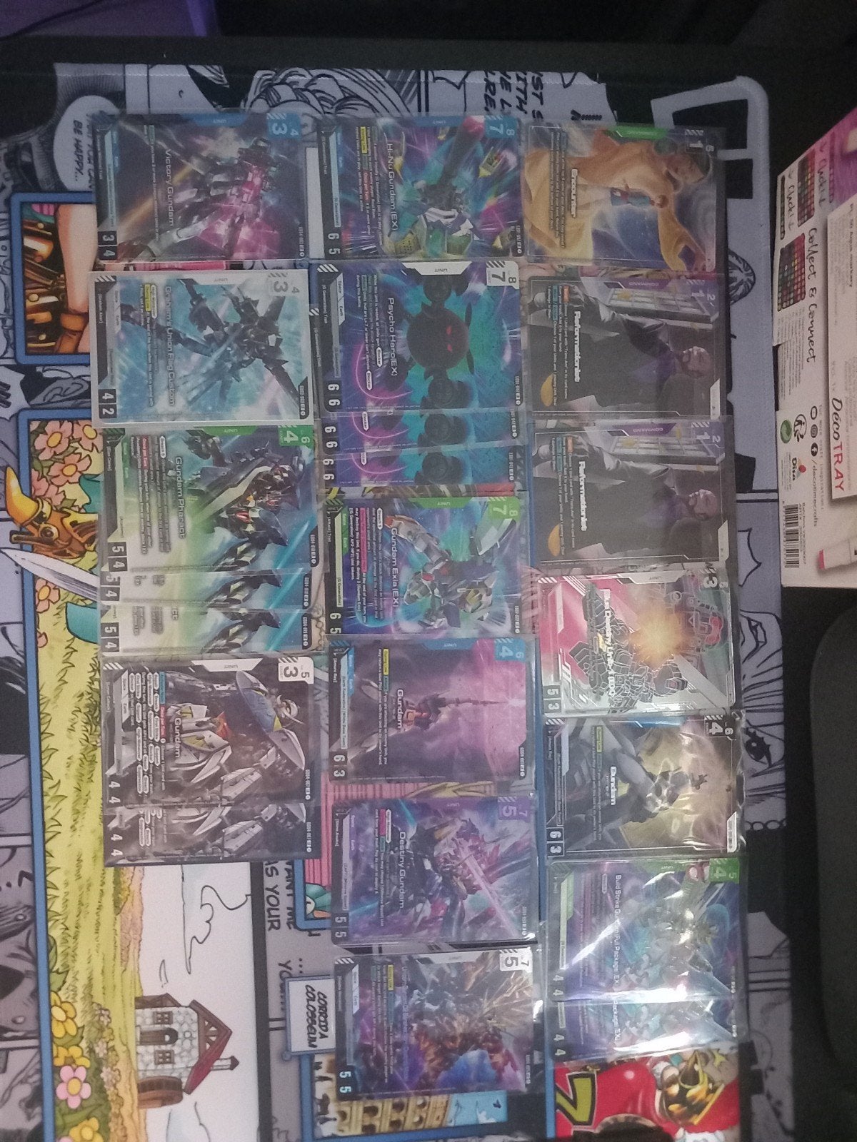 gundam tcg lr en + kaarten, Ophalen, Nieuw, Meerdere kaarten, Foil
