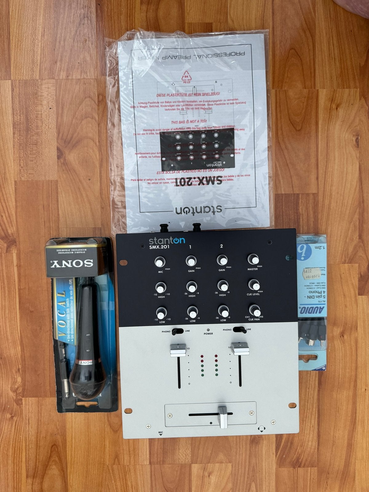 Stanton SMX 201 DJ mixer met extra's - Als nieuw!, Ophalen of Verzenden, Zo goed als nieuw, Dj-set, Overige merken