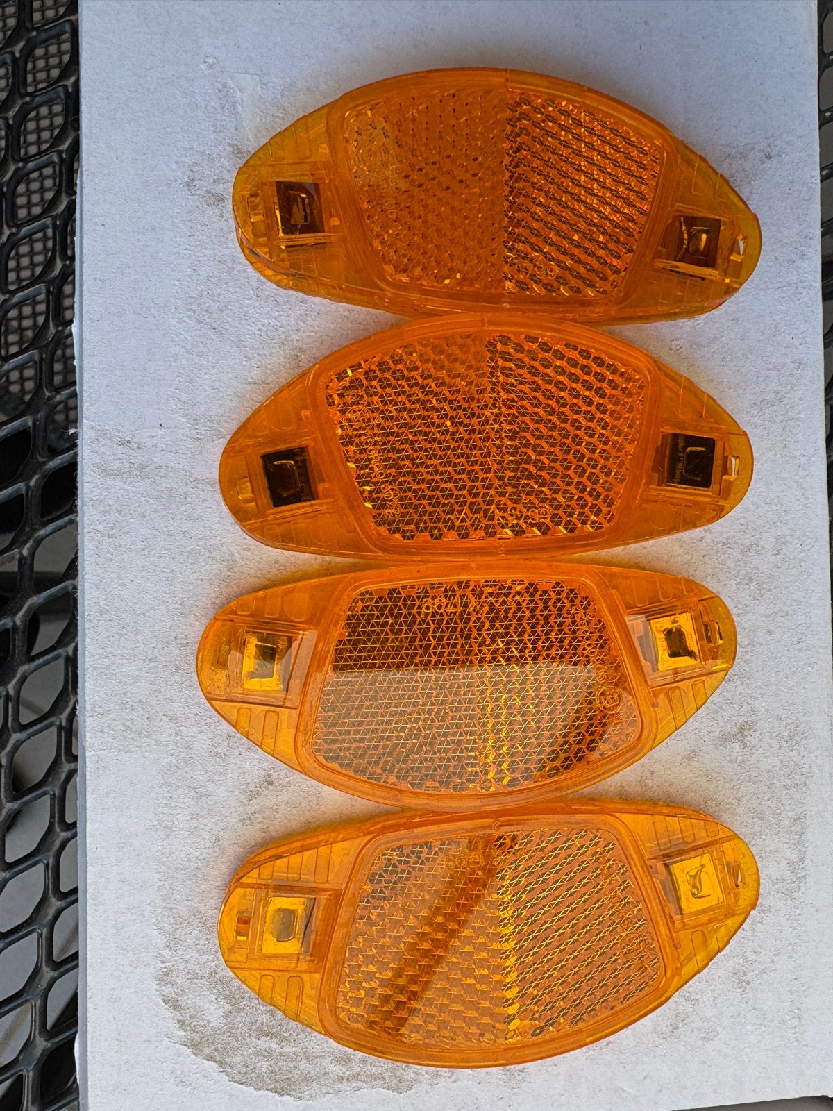 4x Oranje Fiets Reflector Set - Nieuw , niet gebruikt., Ophalen of Verzenden, Verlichtingsset