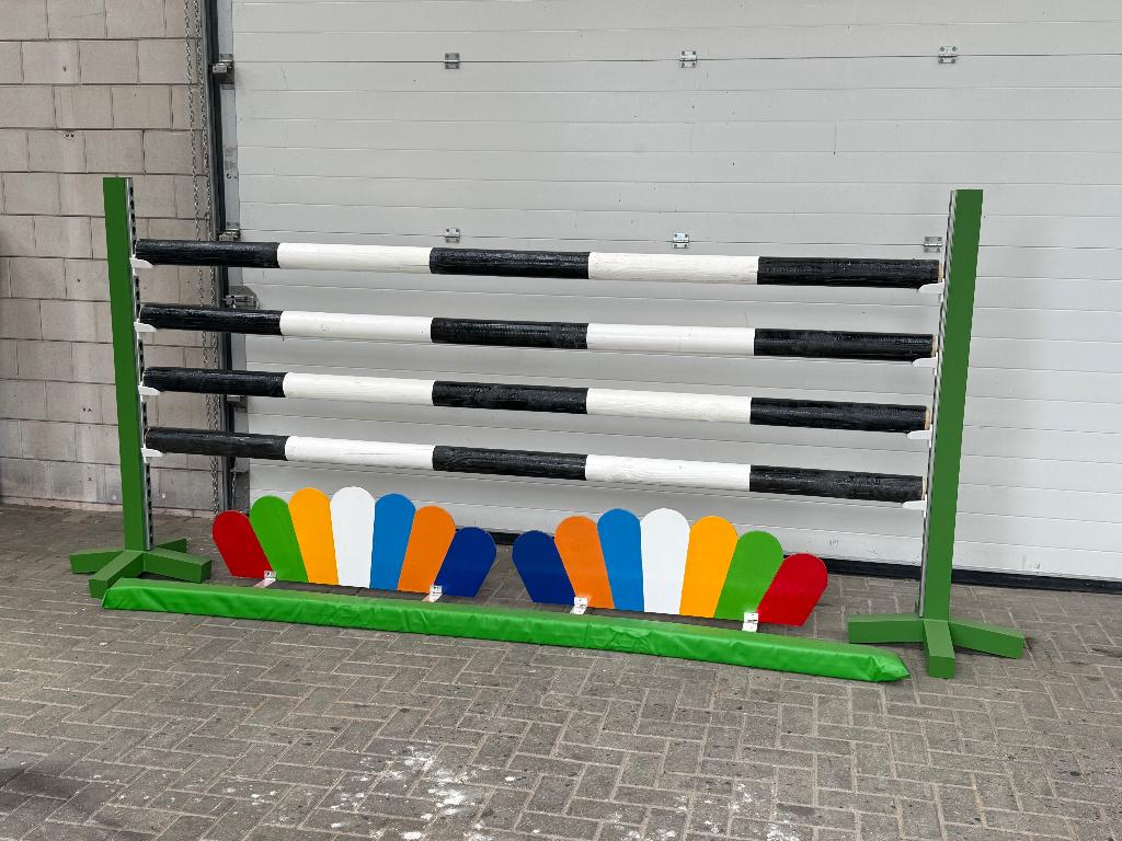 Complete Hindernis Softpoles, springsloten en nog veel meer, Dieren en Toebehoren, Ophalen of Verzenden, Nieuw, Springen