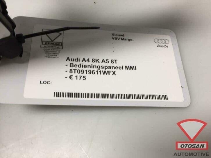 audi a4 8k a5 8t bedieningspaneel unit mmi 8t0919611wfx, Auto-onderdelen, AUDI AG, Kundenbetreuung@audi.de, Nieuw, Auto-Union-Strasse 1
85045  Ingolstadt, DE