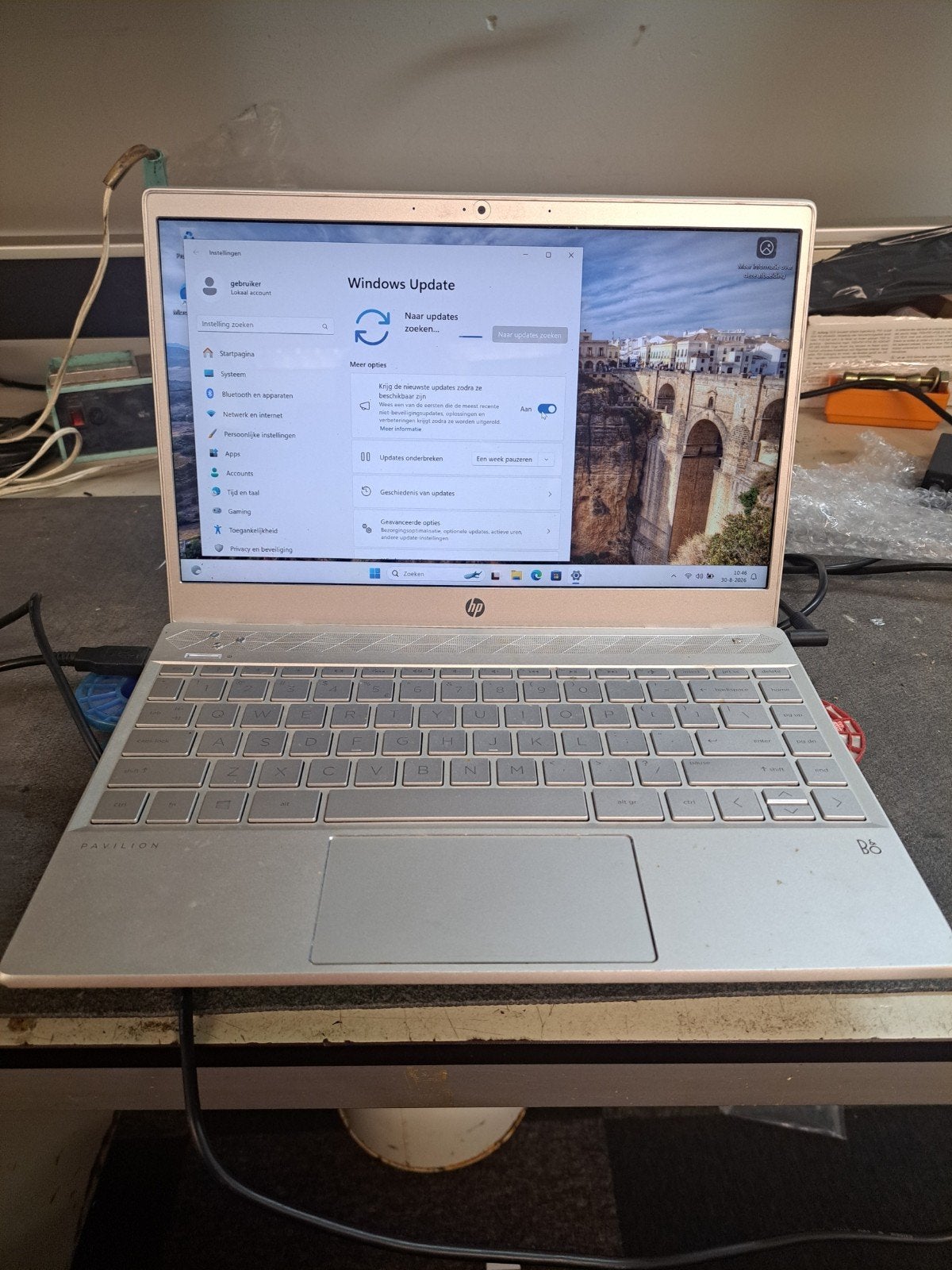 Te koop een defecte!!! HP Pavilion., Ophalen, 15 inch, 2 tot 3 Ghz, SSD