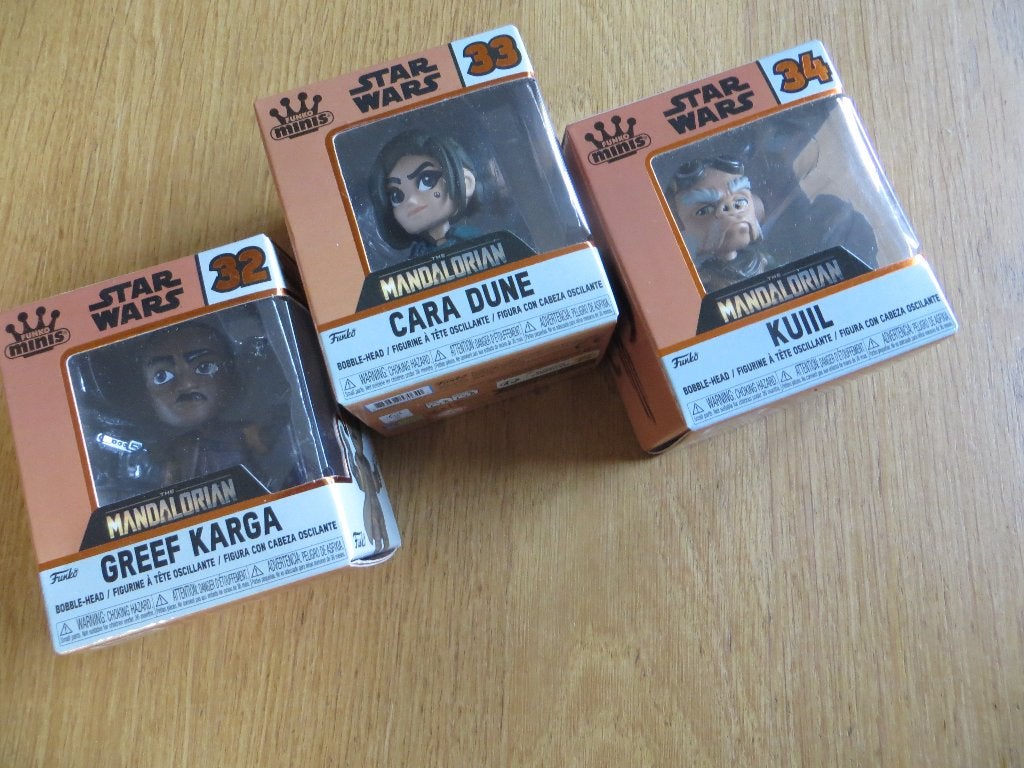 Star Wars Mandalorian Mystery Minis, Ophalen of Verzenden, Zo goed als nieuw, Actiefiguurtje