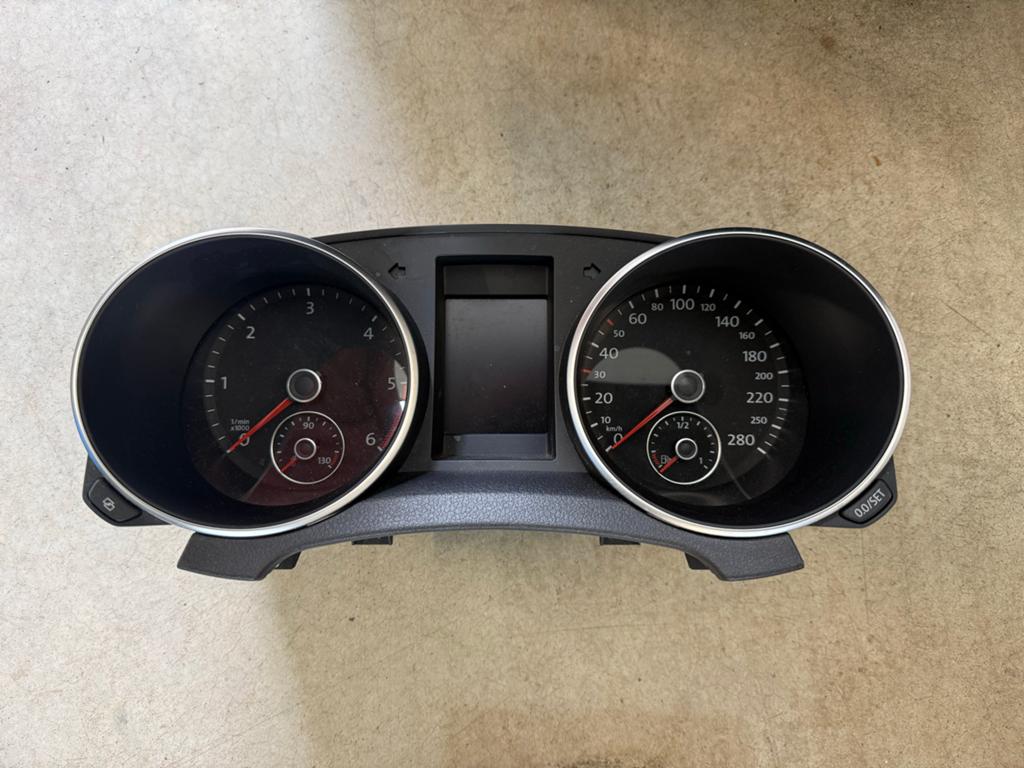 Volkswagen Golf 6 GTD TDI Tellerklok Instrumentenpaneel, Ophalen of Verzenden, Gebruikt, Volkswagen