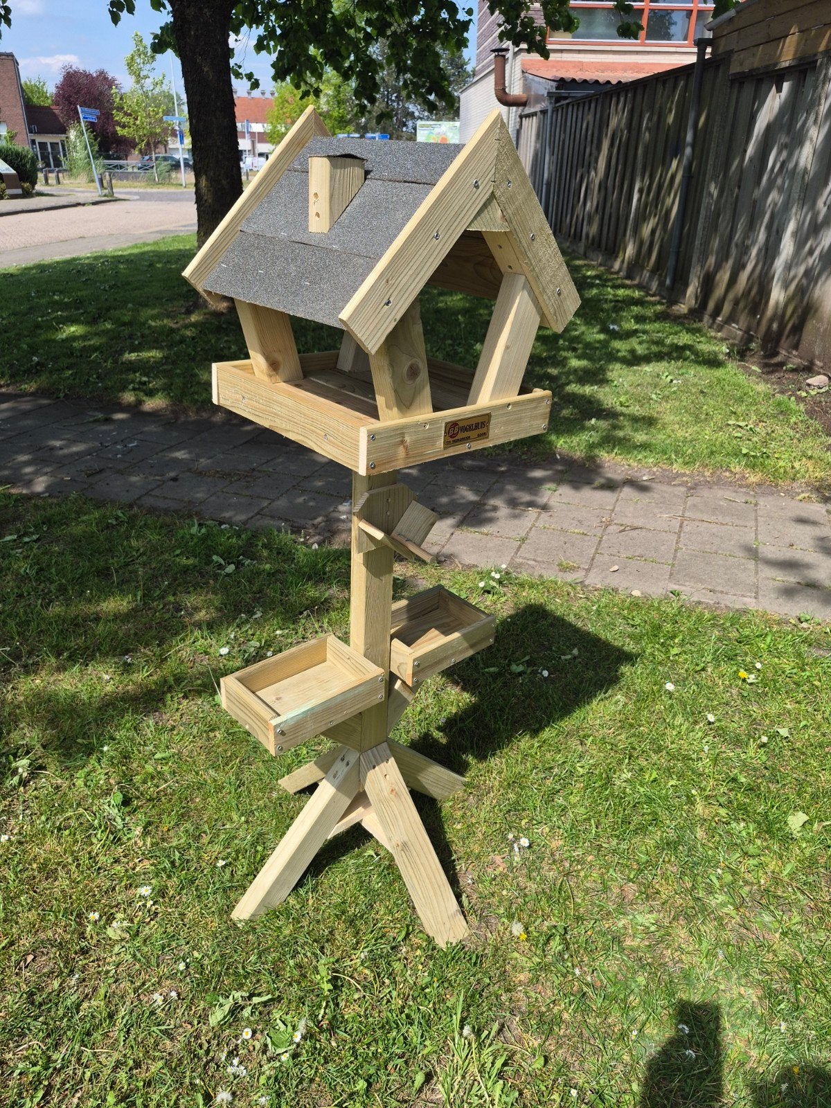 BB Vogelhuis Goor - Houten Voederhuis op Paal, Ophalen of Verzenden, Nieuw
