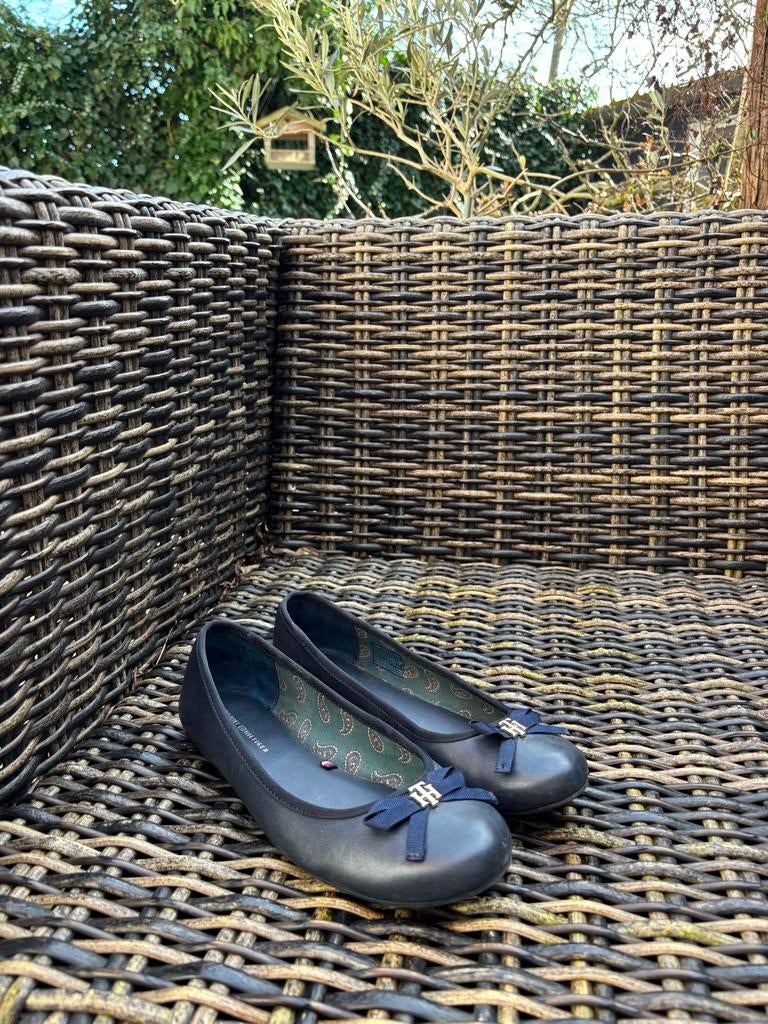 Tommy Hilfiger ballerina's maat 38, Ballerina's, Gedragen, Verzenden, Blauw