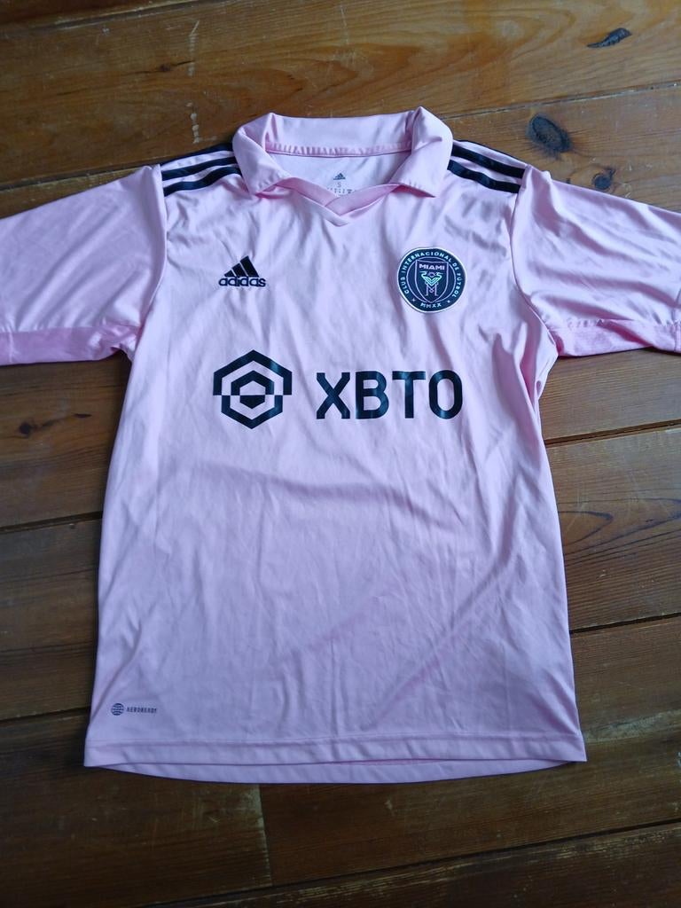 Inter Miami thuisshirt, Sport en Fitness, Voetbal, Maat S, Ophalen, Zo goed als nieuw, Shirt