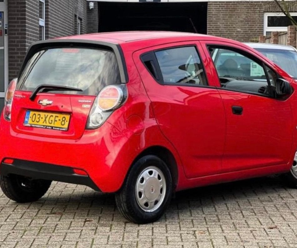 Chevrolet Spark 1.0 Bifuel 2012 Rood, Auto's, Chevrolet, 37 €/maand, 4 cilinders, Origineel Nederlands, 995 cc