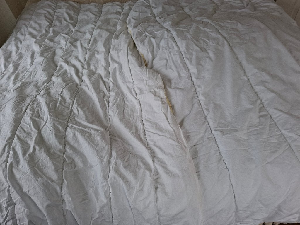 4 seizoenen dekbed eenpersoons., Eenpersoons, Wit, Ophalen of Verzenden, Polyester