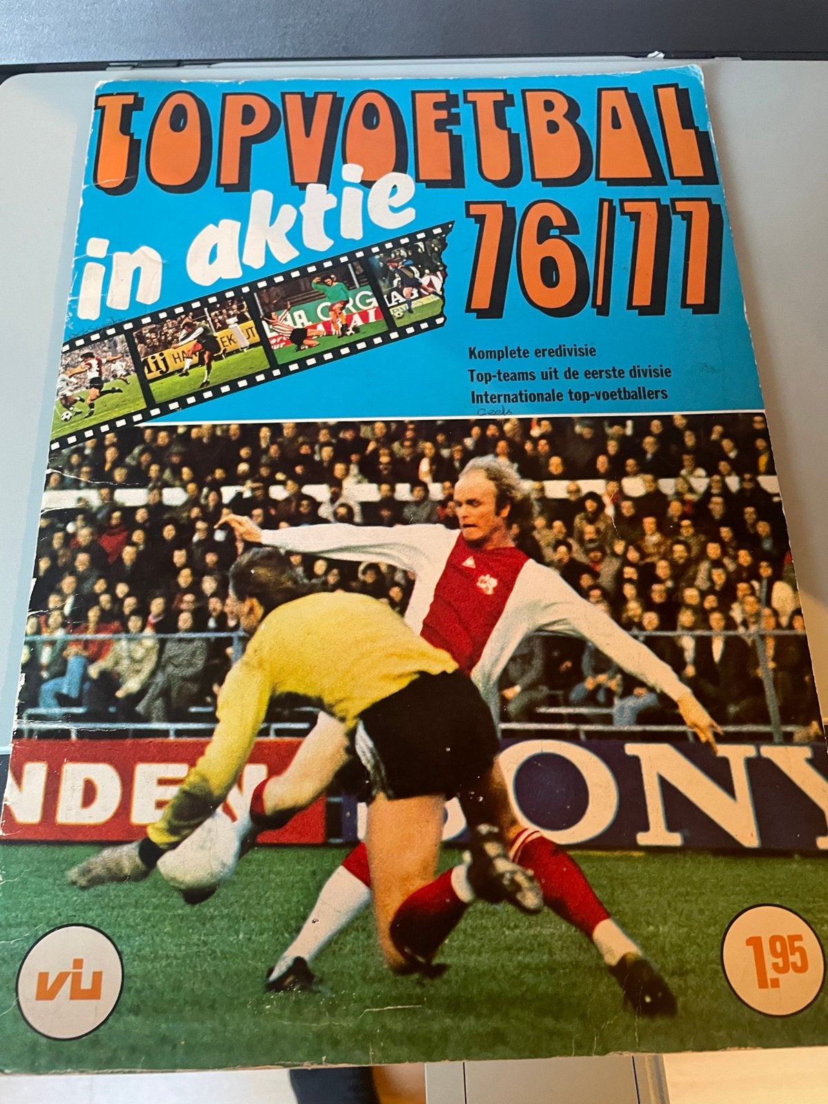 Topvoetbal in Aktie 76/77 - Incompleet Album, Ophalen, Gebruikt, Overige binnenlandse clubs, Boek of Tijdschrift