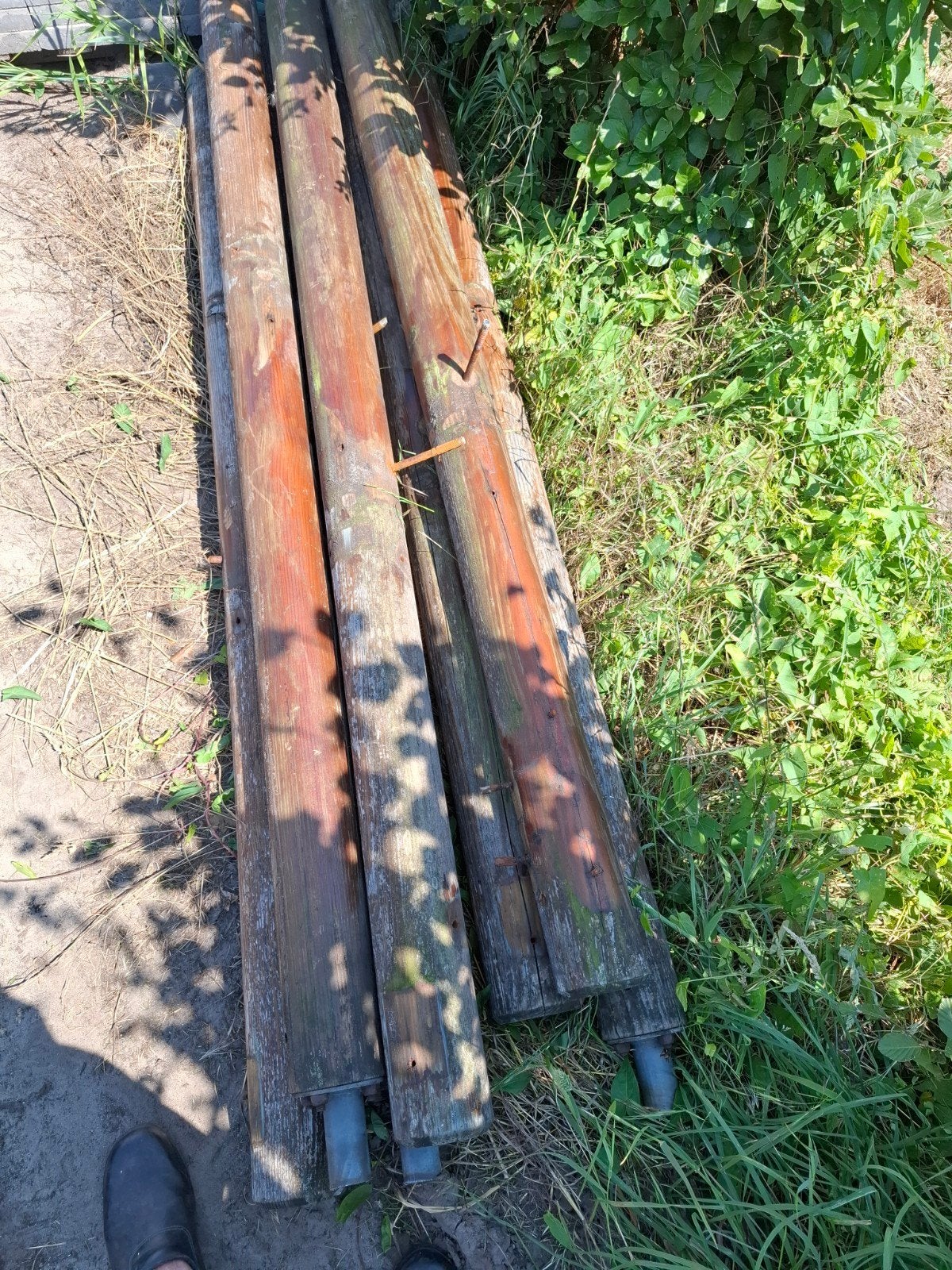 ronde palen, Tuin en Terras, Ophalen, 250 cm of meer, Palen