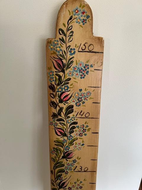 Groeimeter, handbeschilderd, Ophalen of Verzenden, Gebruikt, Wanddecoratie