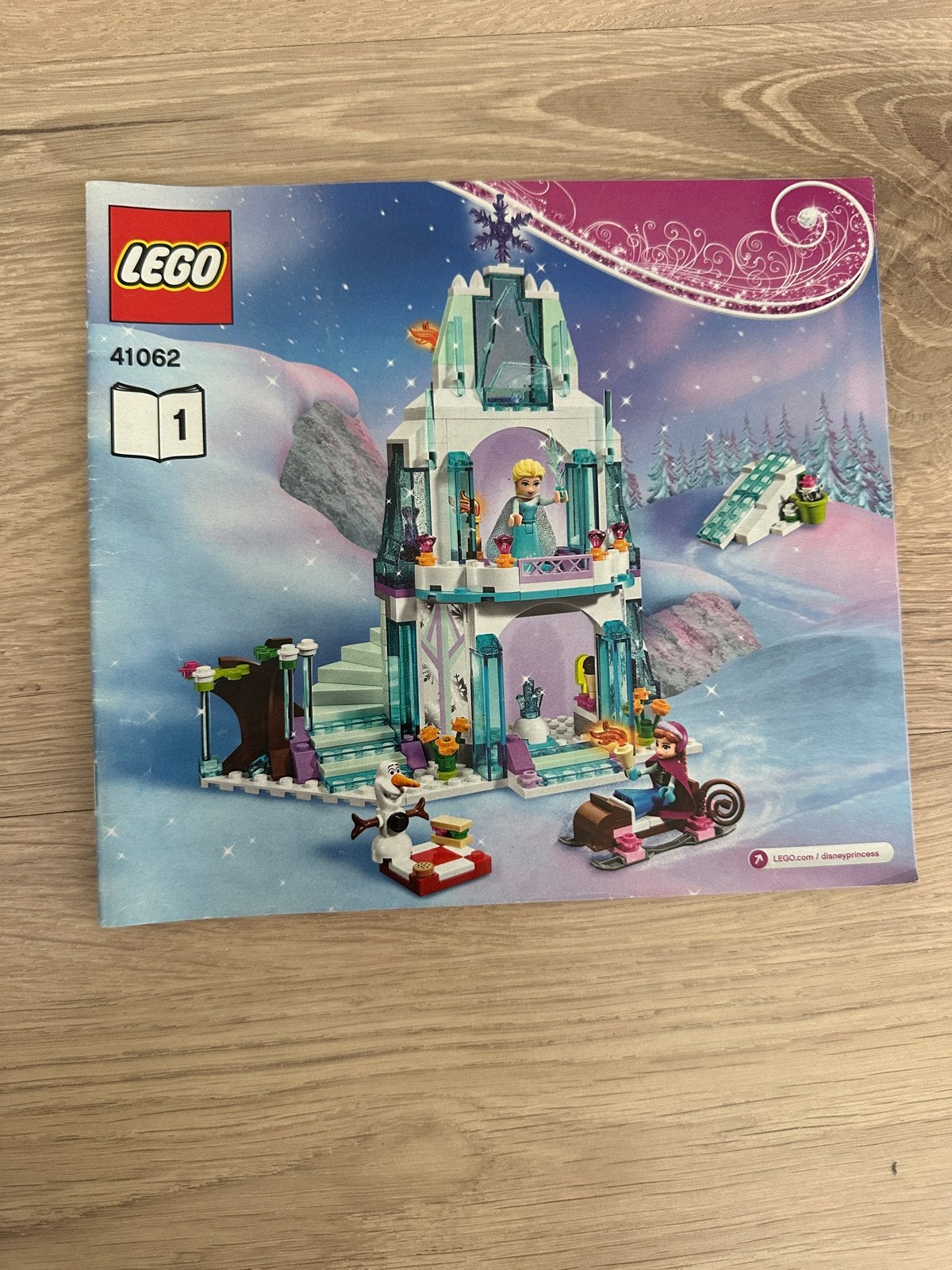 Lego Frozen Elsa's Sprankelende Ijskasteel (41062), Lego, Ophalen of Verzenden, Zo goed als nieuw, Compleet