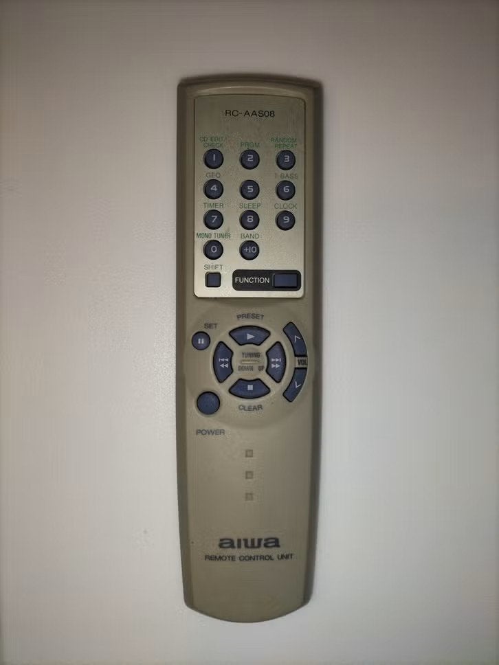 Originele Aiwa RC-AAS08 Afstandsbediening voor Stereo, Ophalen of Verzenden