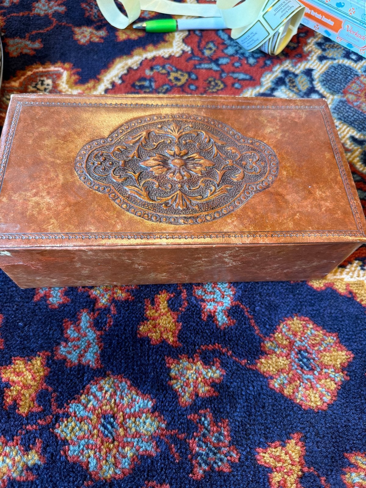 Decoratieve sigaren bewaardoos, Ophalen of Verzenden