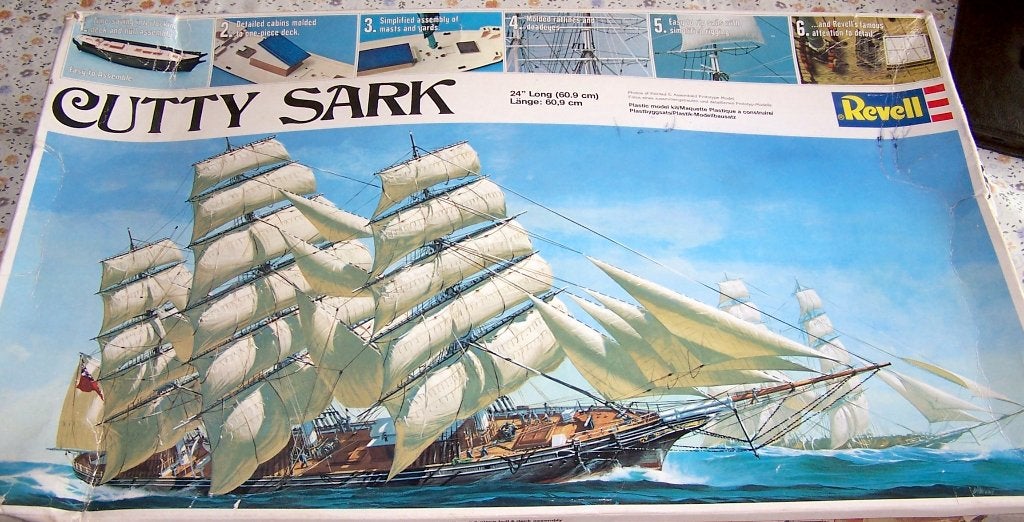 Revell modelbouwset Cutty Sark. 1/140. L. 60,9cm. Izgs., Ophalen of Verzenden, Zo goed als nieuw, 1:50 tot 1:200, Revell