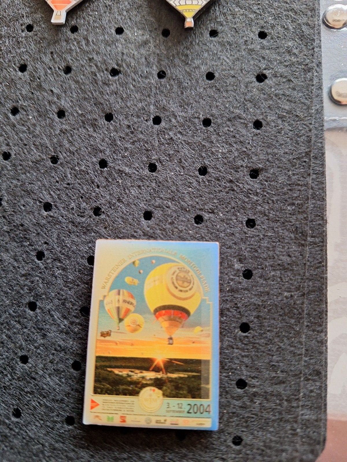Warsteiner Internationale Montgolfiade 2004 Magneet, Ophalen of Verzenden, Gebruikt