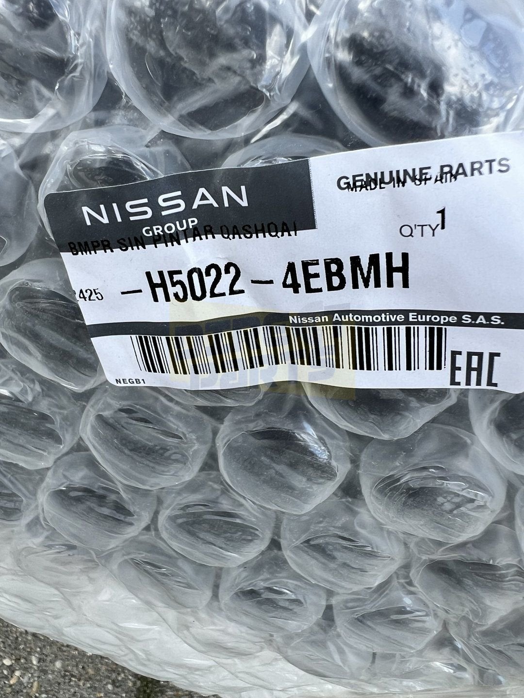 Nissan Qashqai (1/14-6/17) achterbumper RESTPARTIJ H50224EBM, Gebruikt, -, -, Ophalen of Verzenden