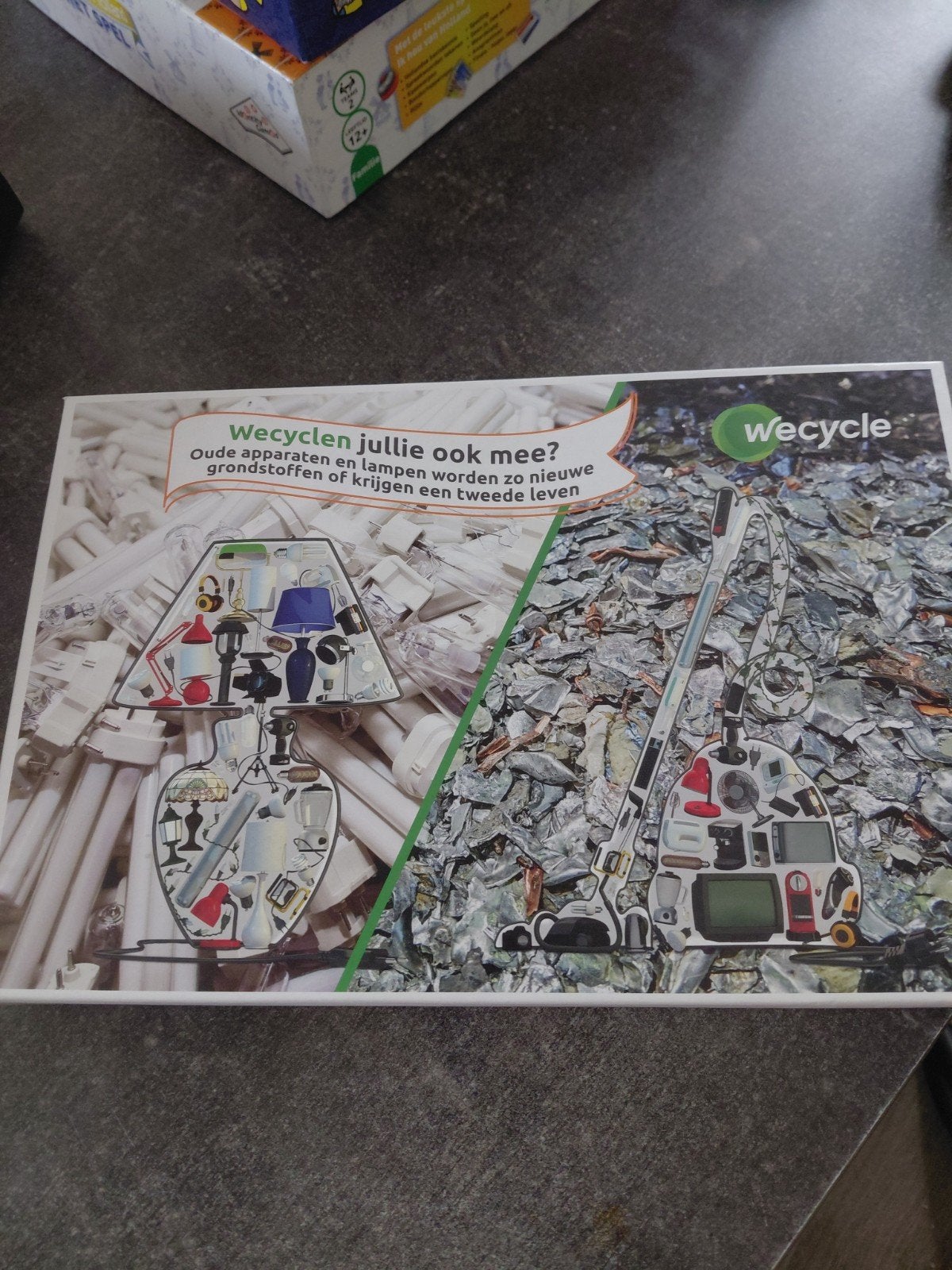 Wecycle Puzzel - Recyclen jullie ook mee?, Ophalen, Minder dan 500 stukjes, Zo goed als nieuw, Legpuzzel