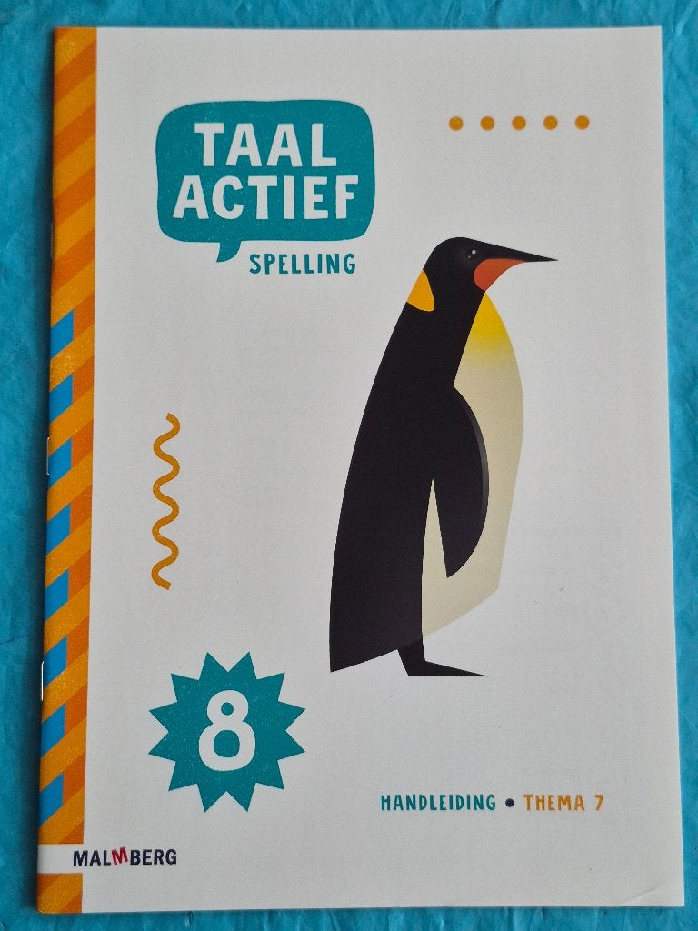 Taal actief -Versie 5- Spelling Handleiding Thema 7 –Groep 8, Ophalen of Verzenden, Nieuw, Overige niveaus, Nederlands