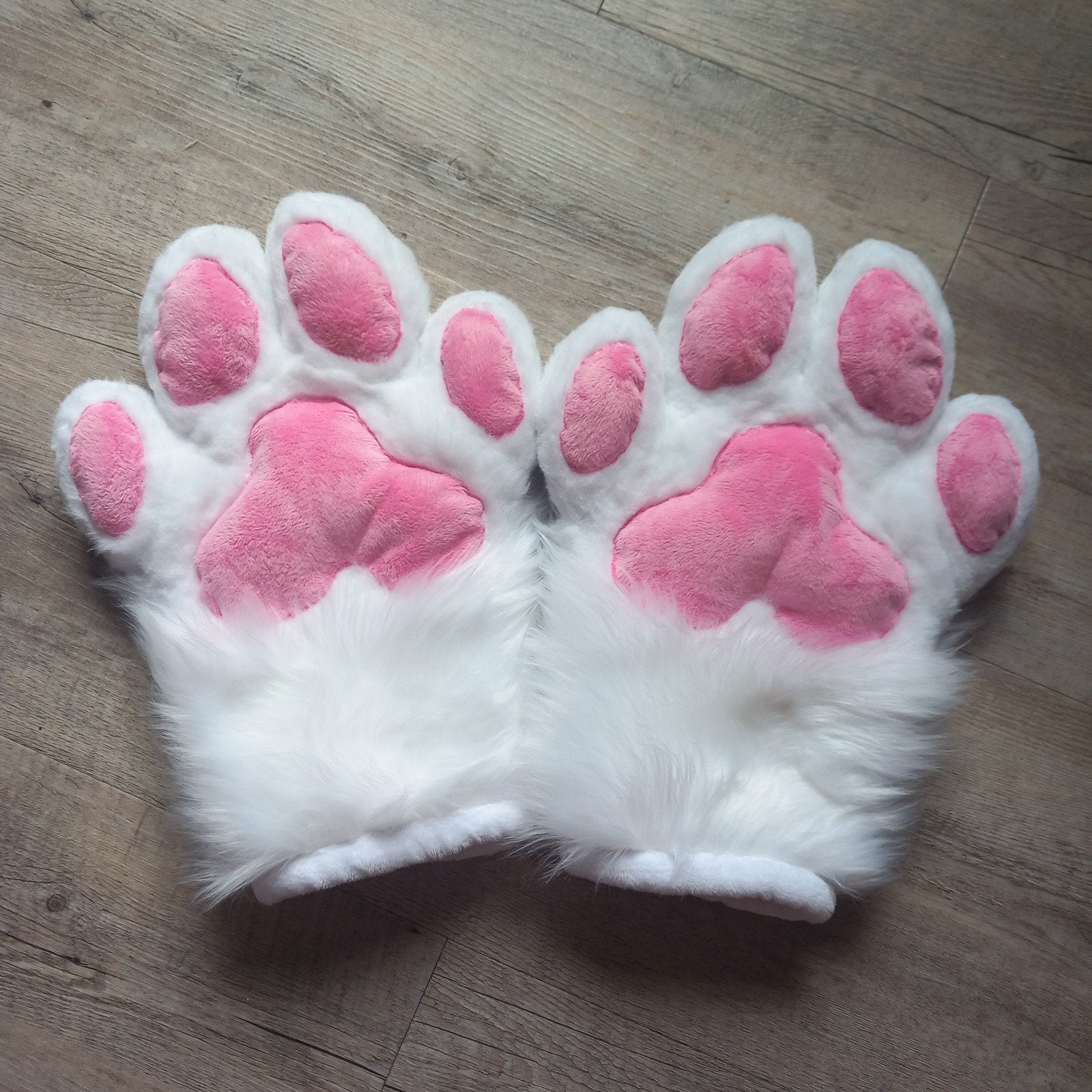 Handpaws - wit en roze (white and pink), Ophalen of Verzenden, Nieuw, Overige typen