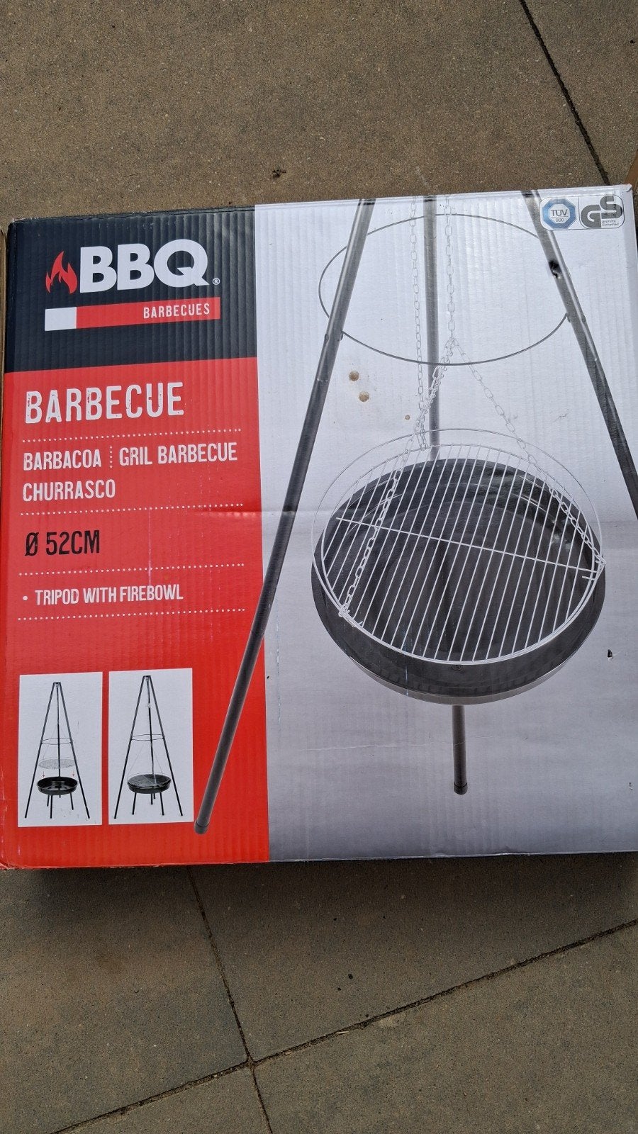 bbq vuurschaal driepoot, Ophalen of Verzenden, Zo goed als nieuw